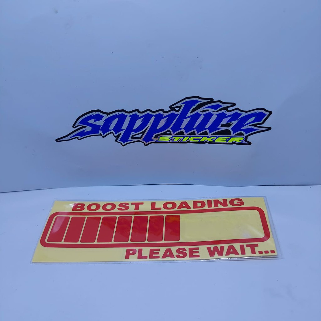 WAIT BOOST LOADING PLEASE Sticker | Shopee Philippines