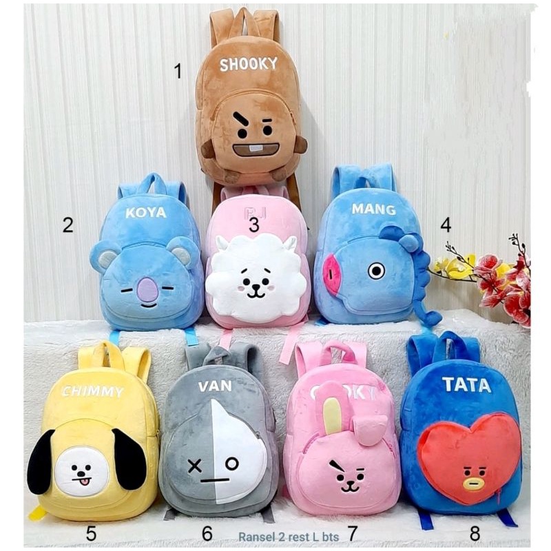Bt21 school backpack hotsell