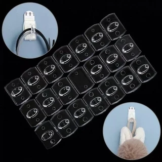 20Pcs no drill hooks for hanging Adhesive Hooks Utility 14mm Sticky Hook  for