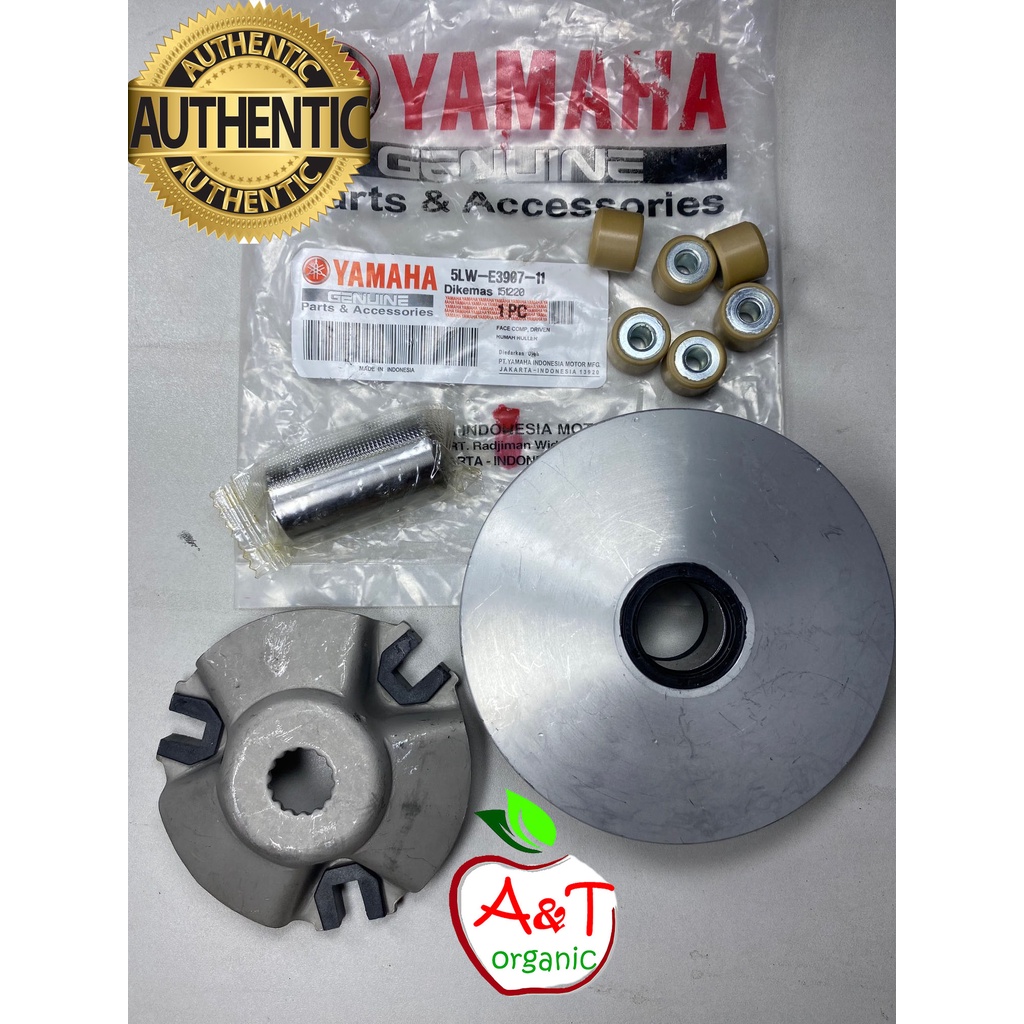 5LW / 5TL Pulley Set Yamaha MIO Sporty DRIVE PULLEY SET 5LWE762000 Face Set Moveable Drive