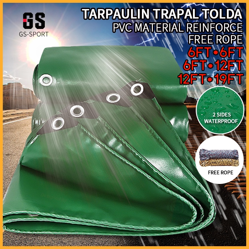 Tarps tarpaulin trapal tolda buy 1 take 1rope size 9ft x 12ft trapal