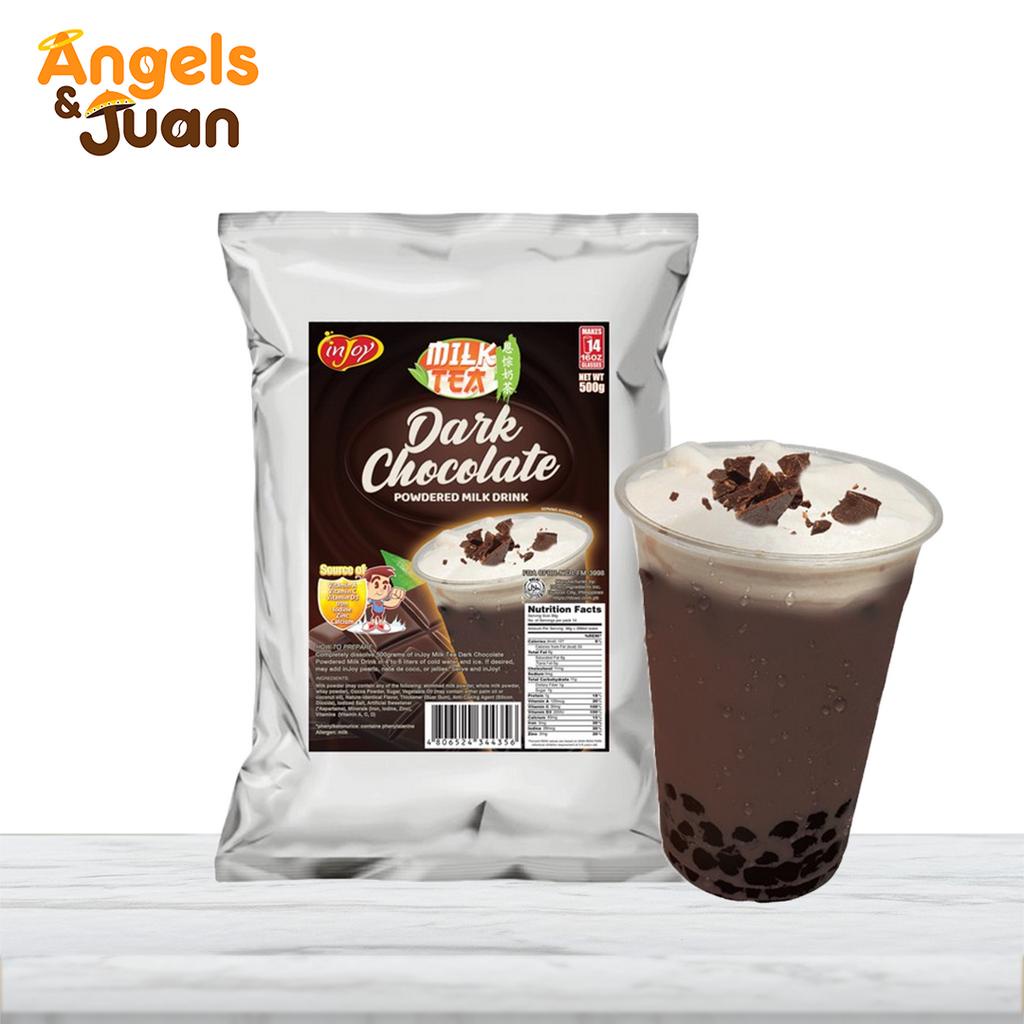 inJoy Dark Chocolate Powdered Milk Tea Drink 500g Shopee Philippines