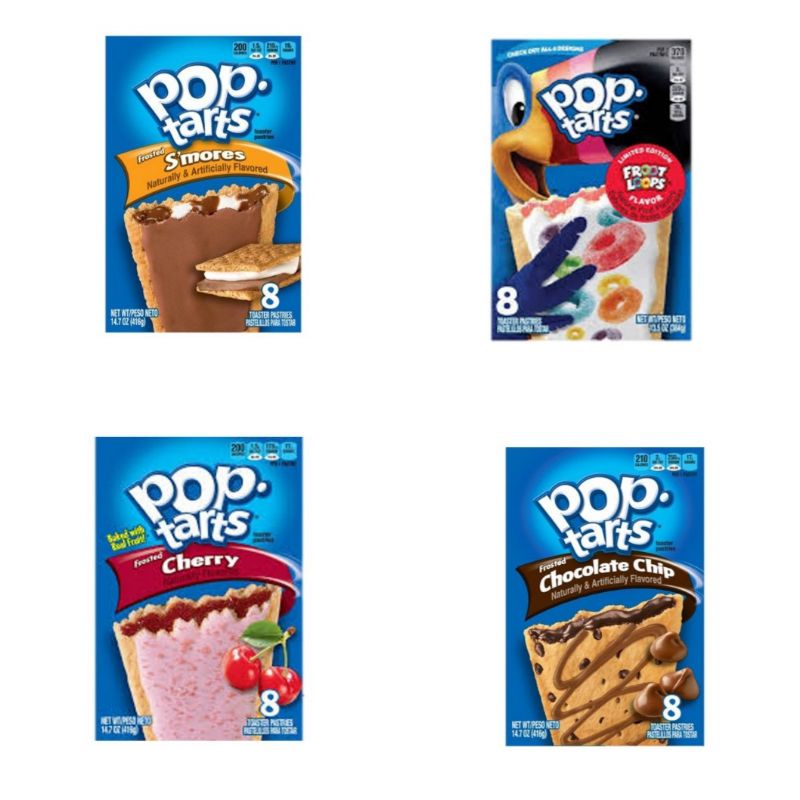 Poptarts Imported usa clearance Imported snacks flavour smores cherry froot loops choco Chips