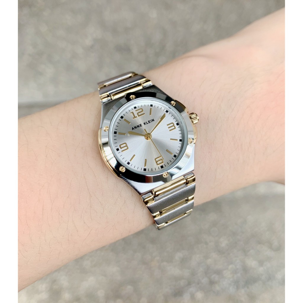 Anne klein two hot sale tone watch