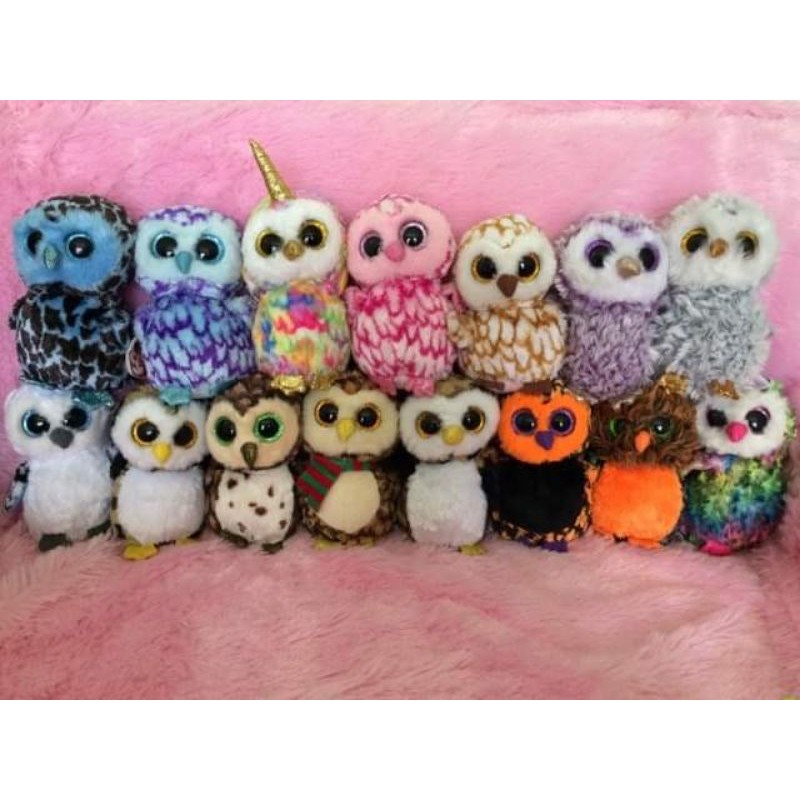 Find the Ty Beanie Boo's™ White Owlette Owl, Regular at Michaels