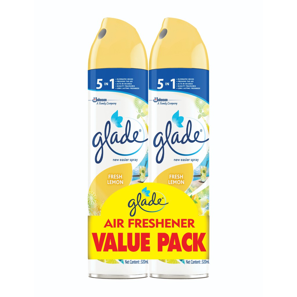 Glade Air Freshener Lemon Twin Pack 320ml Shopee Philippines