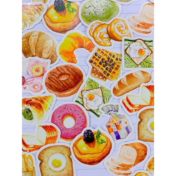 Donuts Stickers 46 pieces (doughnut Stickers) | Shopee Philippines