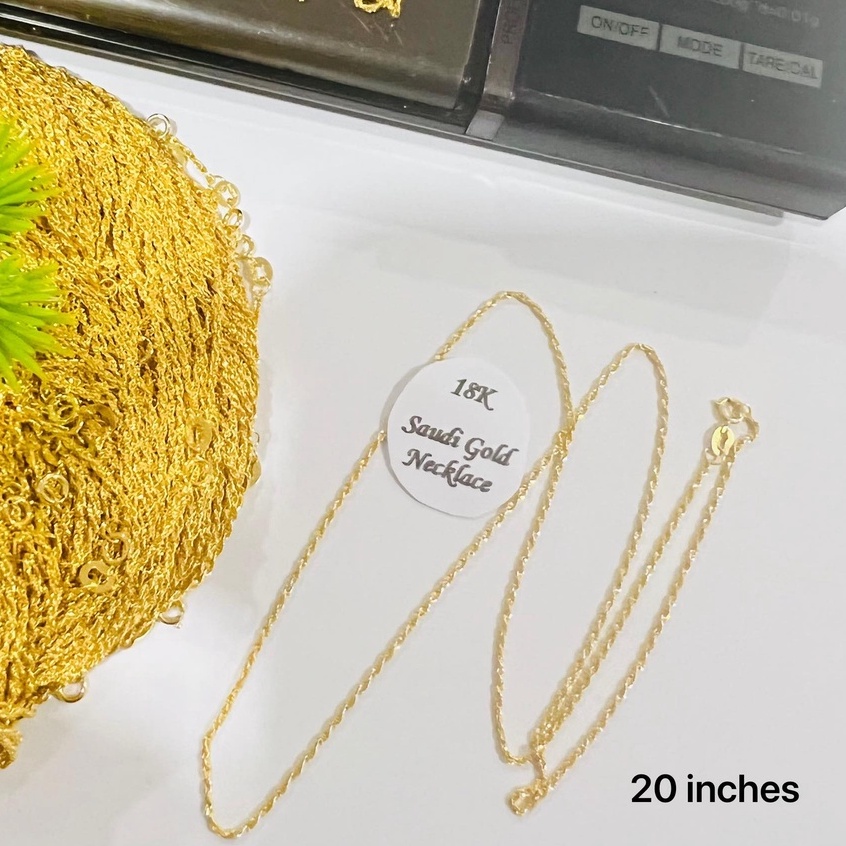 ️COD ️18k Saudi Gold Real Gold Pawnable/Nasasanla Chain Only | Shopee ...