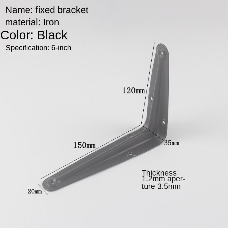 Triangle bracket support nine ratio rack bracket iron bookshelf layer ...