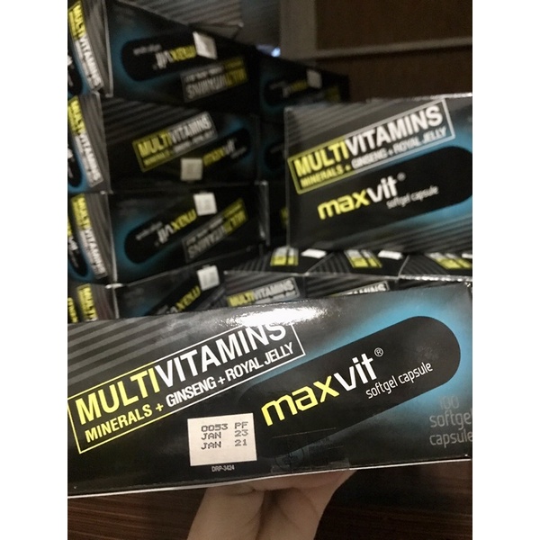 maxvit multivitamins 1 box (100pcs) Shopee Philippines