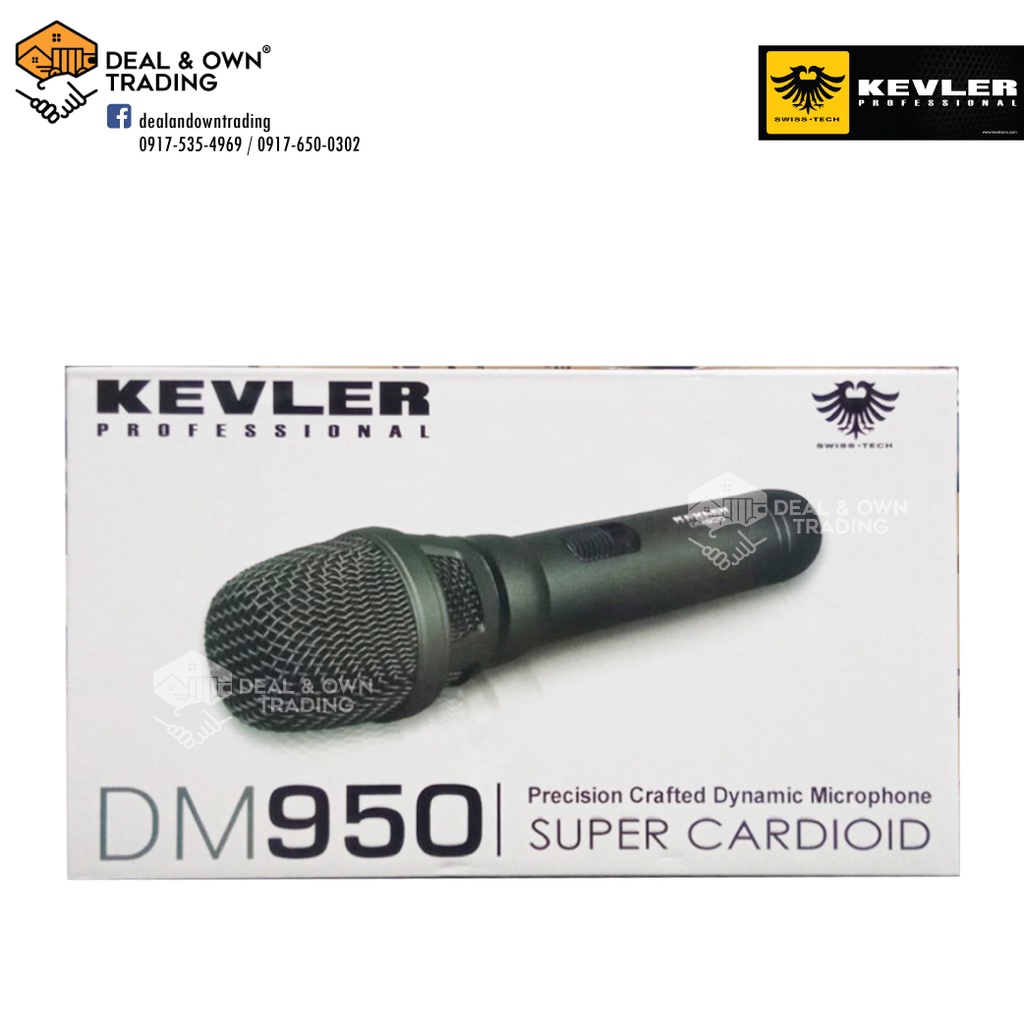 Kevler DM-950 Supercardioid Precision Crafted Dynamic Microphone ...