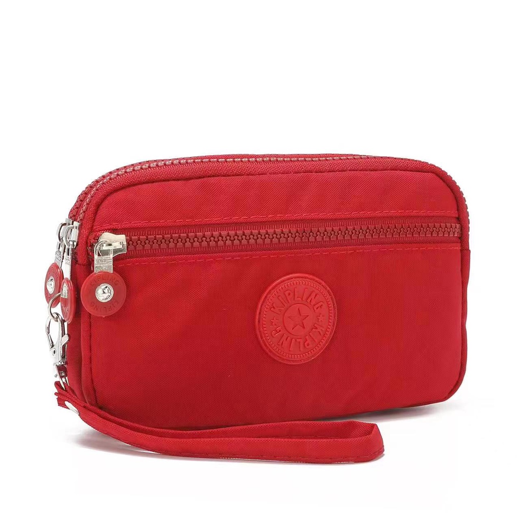 #0163 Women's Wallet New Arrival Fashion Women Three Zipper Wallet For ...