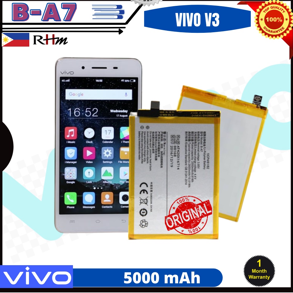 Vivo V3 Battery, Model BA7, Original Quality Lithiumion Polymer