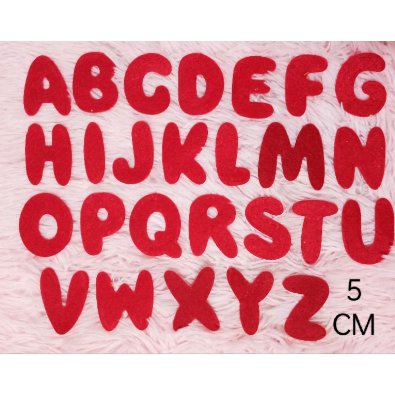 CUT LETTERS: UPPER CASE SUPER BIG 5 CM | Shopee Philippines