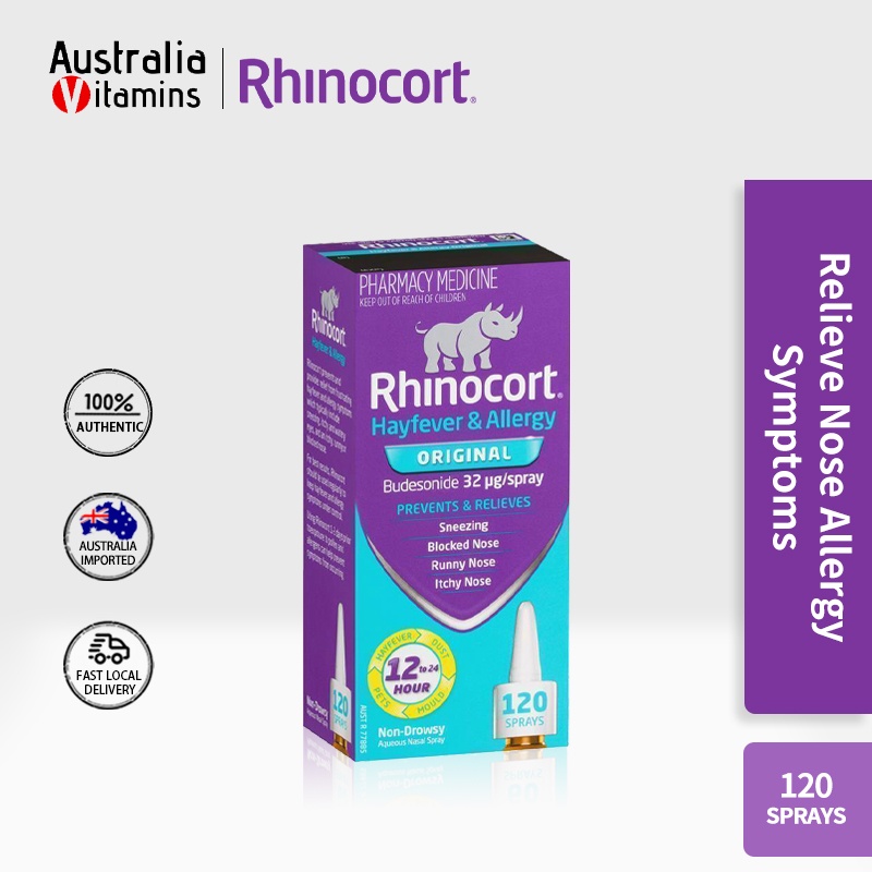 Rhinocort Original Hayfever Antihistamine & Allergy Nasal Spray 120