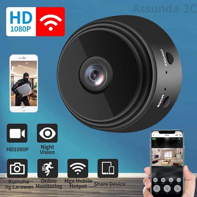 1080P HD A9 hidden camera spy camera mini Camera CCTV camera wifi ...