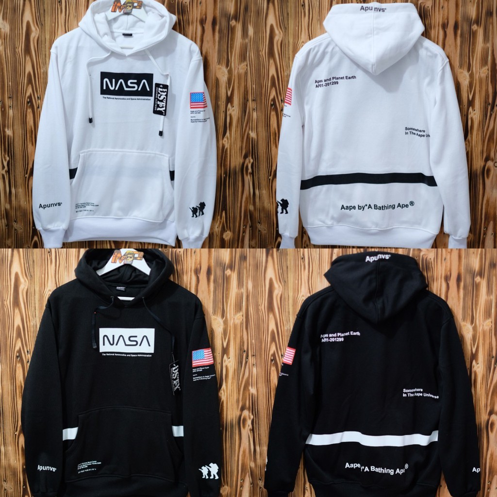 Nassa AAPE Hoodie Jacket NASA Hoodie Sweater Shopee Philippines