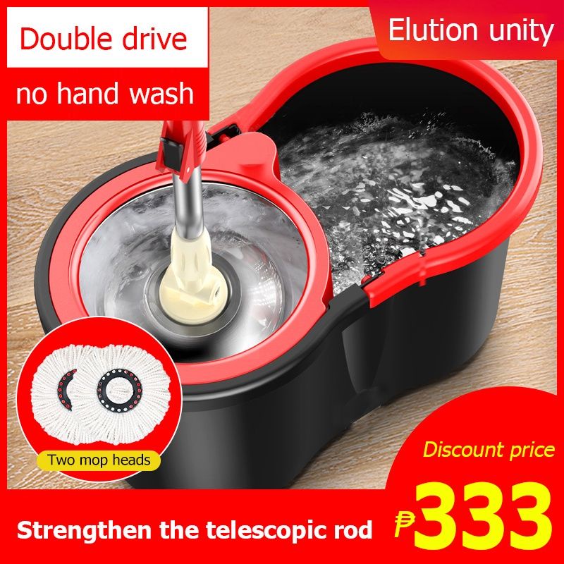 Spin Mop With Spinner and Bucket Magic Tornado Mop 360 Easy Rotating