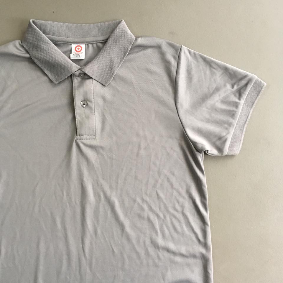 Target Drifit Polo Shirt Gray Shopee Philippines