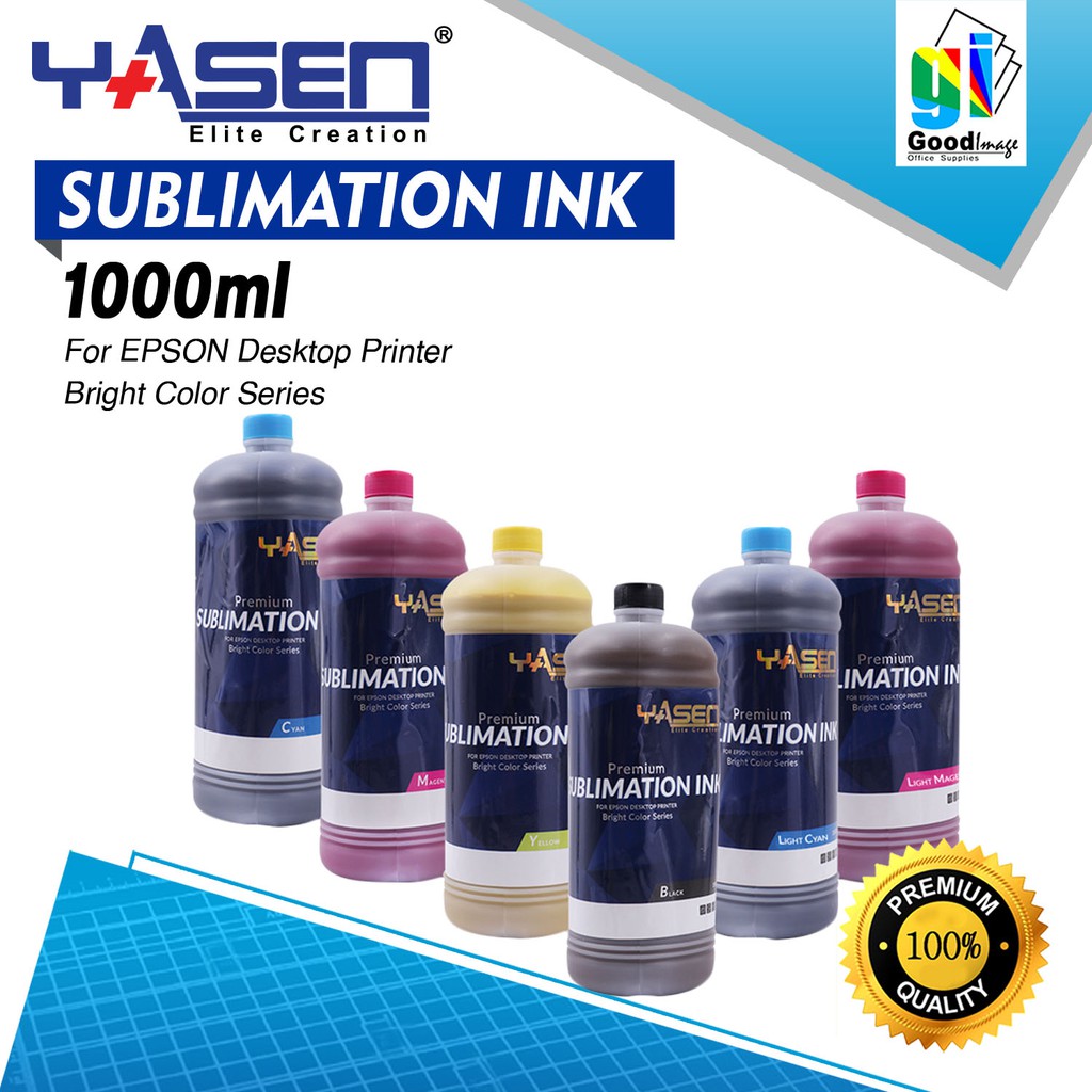 Yasen premium sublimation ink 1 LETTER 1 bottle（FOR EPSON) | Shopee ...