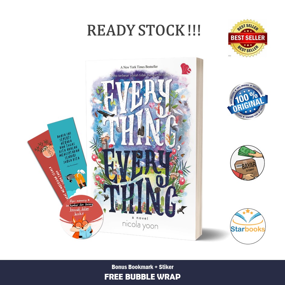Book Everything, Everything By Nicola Yoon - Haru | Shopee Philippines