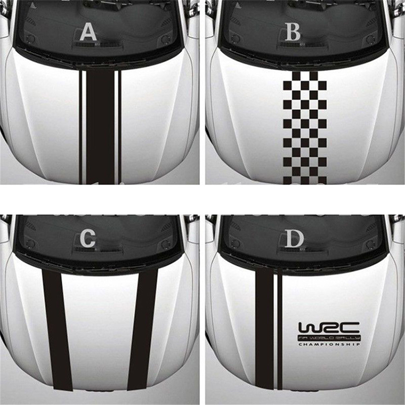 Car Hood Stickers Vinyl Racing Sports Decal For All Car Models Car ...
