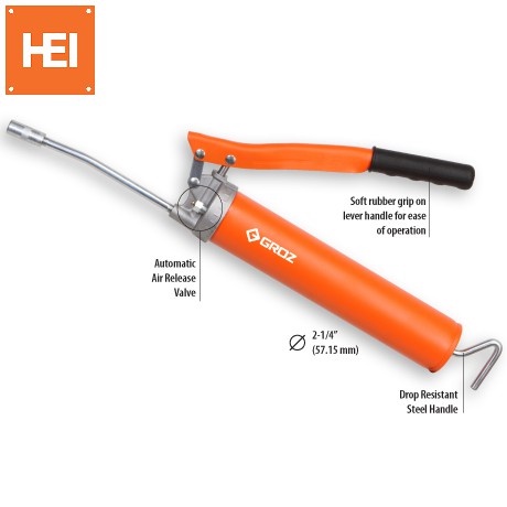 Groz V1 Lever Grease Gun 6000psi | Shopee Philippines