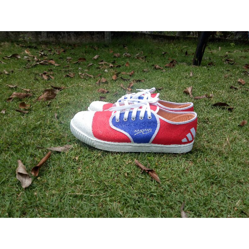 KASUT SEPAK TAKRAW NANYANG SEPAKTAKRAW SHOES RED BLUE | Shopee Philippines