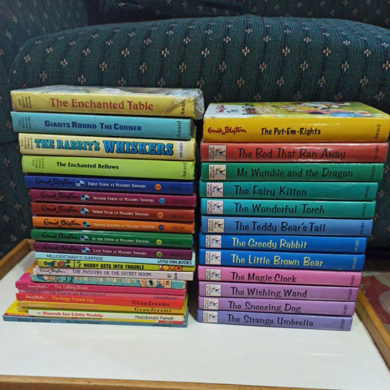 Enid Blyton books [hardbound] malory towers Noddy enchanted table ...