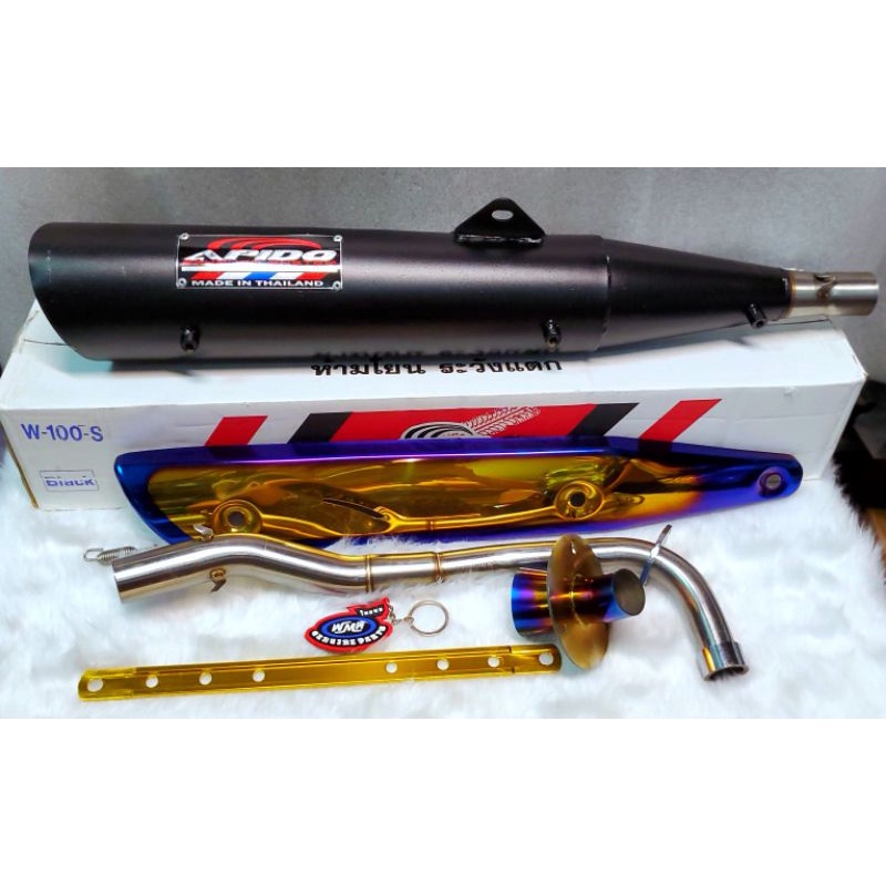 Original Apido Pipe For Wave 100/Smash 115/Sym Bonus 110/Rusi, Racal ...