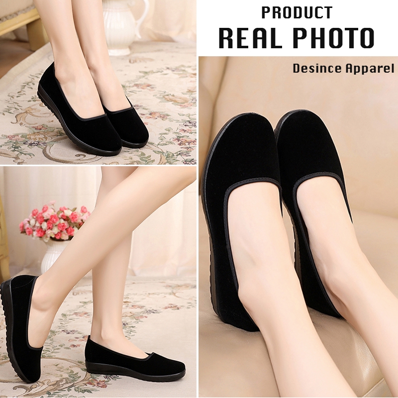 Black covered shoes online