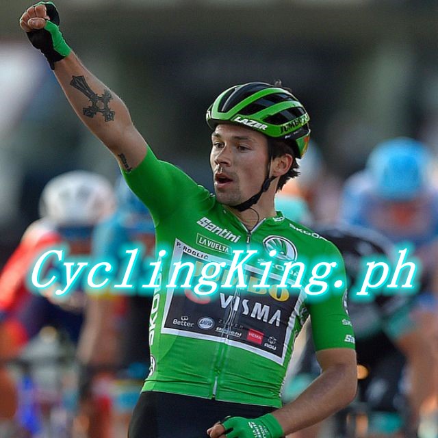 Powerband Cycling Jersey Vuelta Espana Green Jersey Jumbo Visma