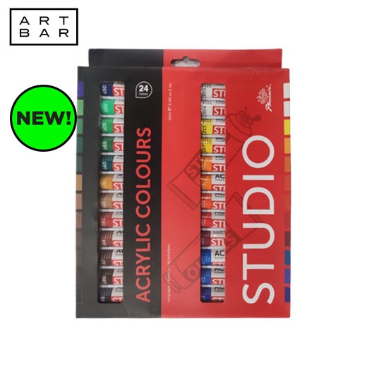 Phoenix Studio Acrylic Paint PA2412S Set Of 24 12 ml - Art Bar PH ...