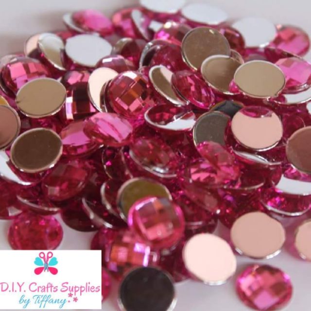 Rhinestones flatback 10mm and 6mm (per color) | Shopee Philippines