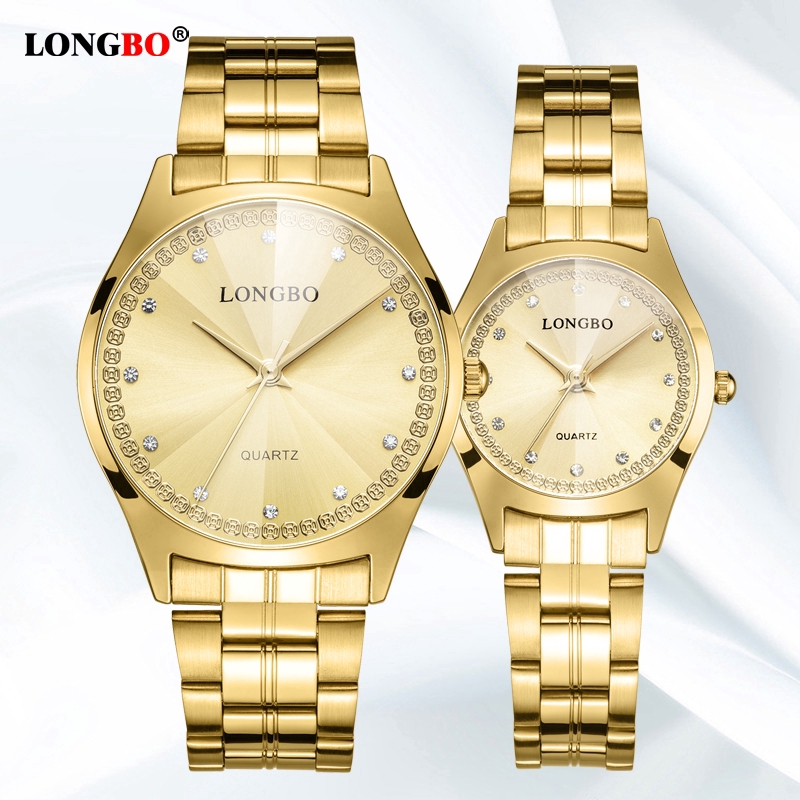 Longbo gold best sale watch price