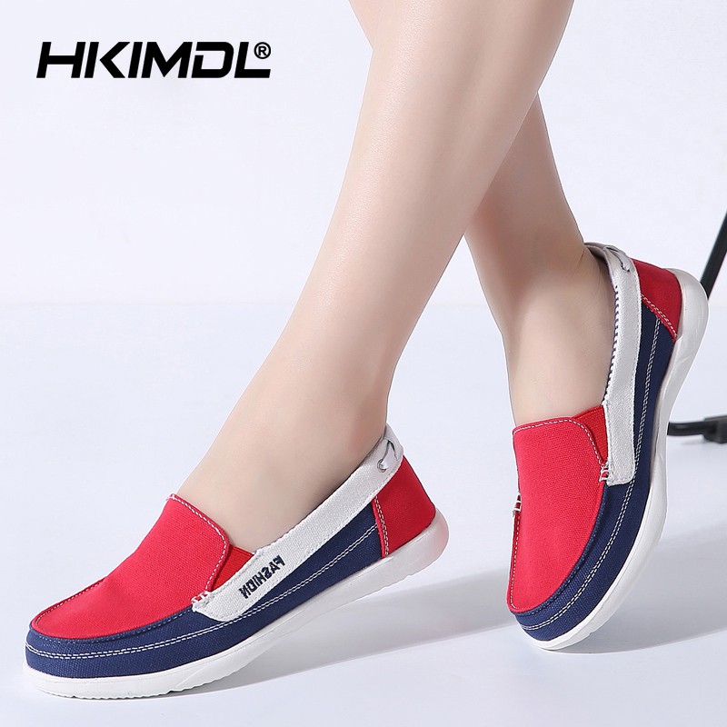 Canvas slip on shoes womens best sale