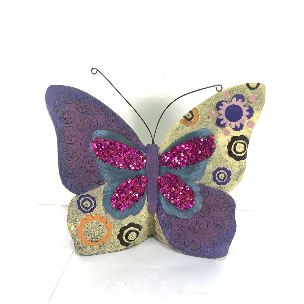 Sequenced Butterfly Figurine Sculpture - Home & Garden Decor ...
