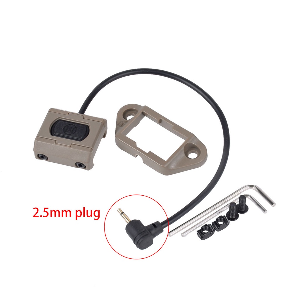 Tactical Tape Switch Mount For M300 M600 Search Light Remote Control Slot M-LOK