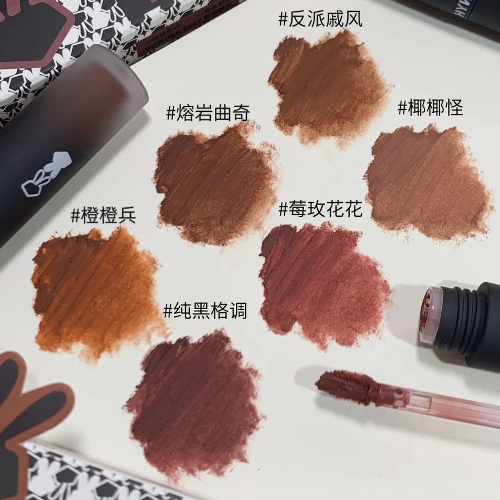 COD New arrival CAPPUVINI black rabbit lipstick waterproof lip mud ...