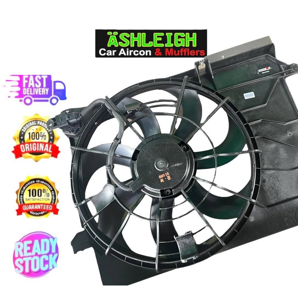 Hyundai Tucson Radiator Condenser Auxiliary Fan motor Assembly Car