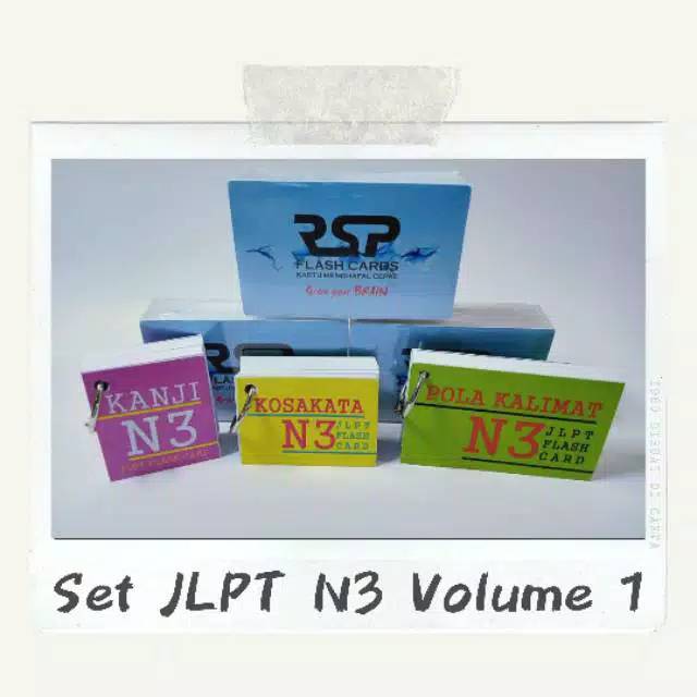 Practical Flashcard Card Set JLPT N3 Vol 1 - RSP FLASHCARDS | Shopee ...