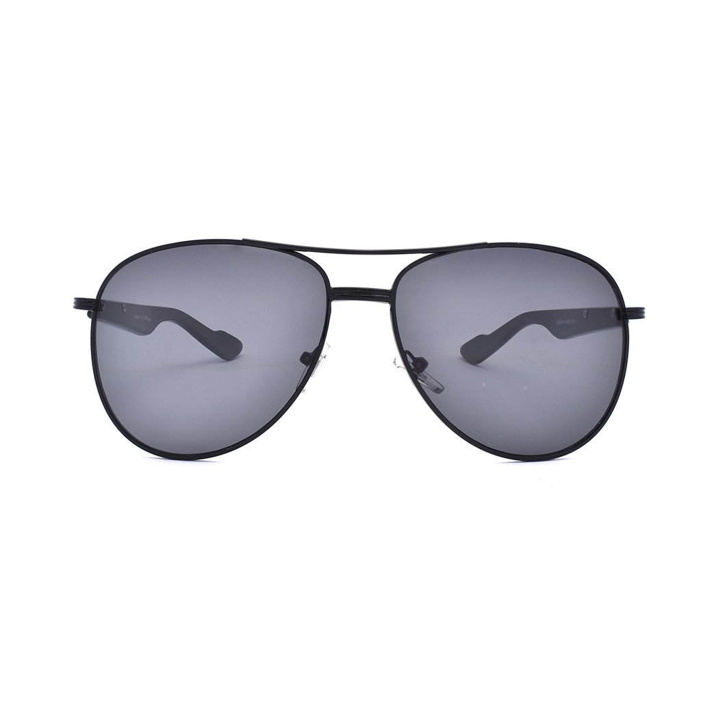 Product image i2i Ashburn Km0219-349 Unisex Uv400 Shiny Black Sunglasses