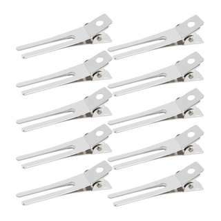 30 Pcs Hairdressing Double Prong Curl Clips 1.8 Curl Setting Section Hair  Clips for Hair Bow Great Pin Curl Clip, Styling Clips for Hair Salon