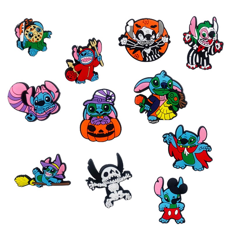 Stitch design Crocs Jibbitz Charm Pins For Clog Slippers CharmsGreat