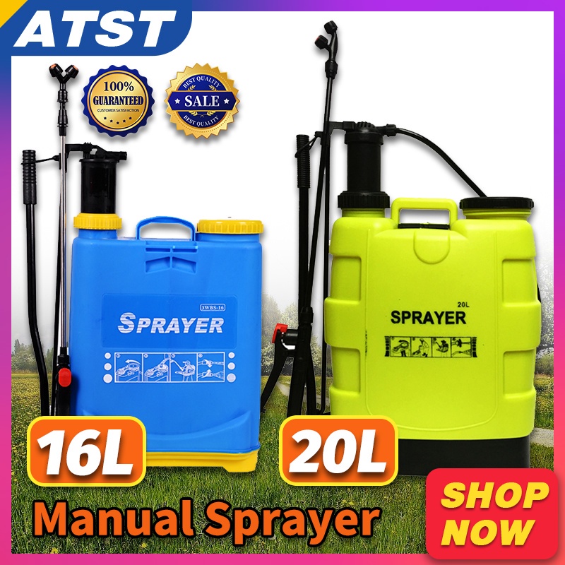 Atst Manual Sprayer Knapsack Sprayer Gardening Disinfectant Spray 16l 20l Garden Spray 0100