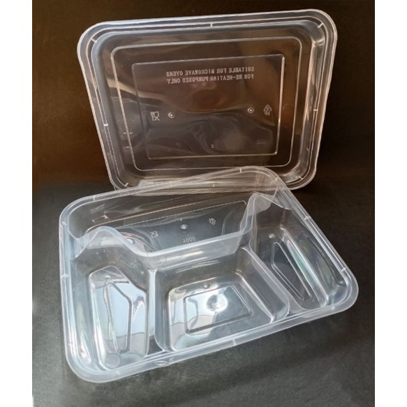 10pcs BENTO BOX Microwavable Container / Food Plastic Container 4 ...