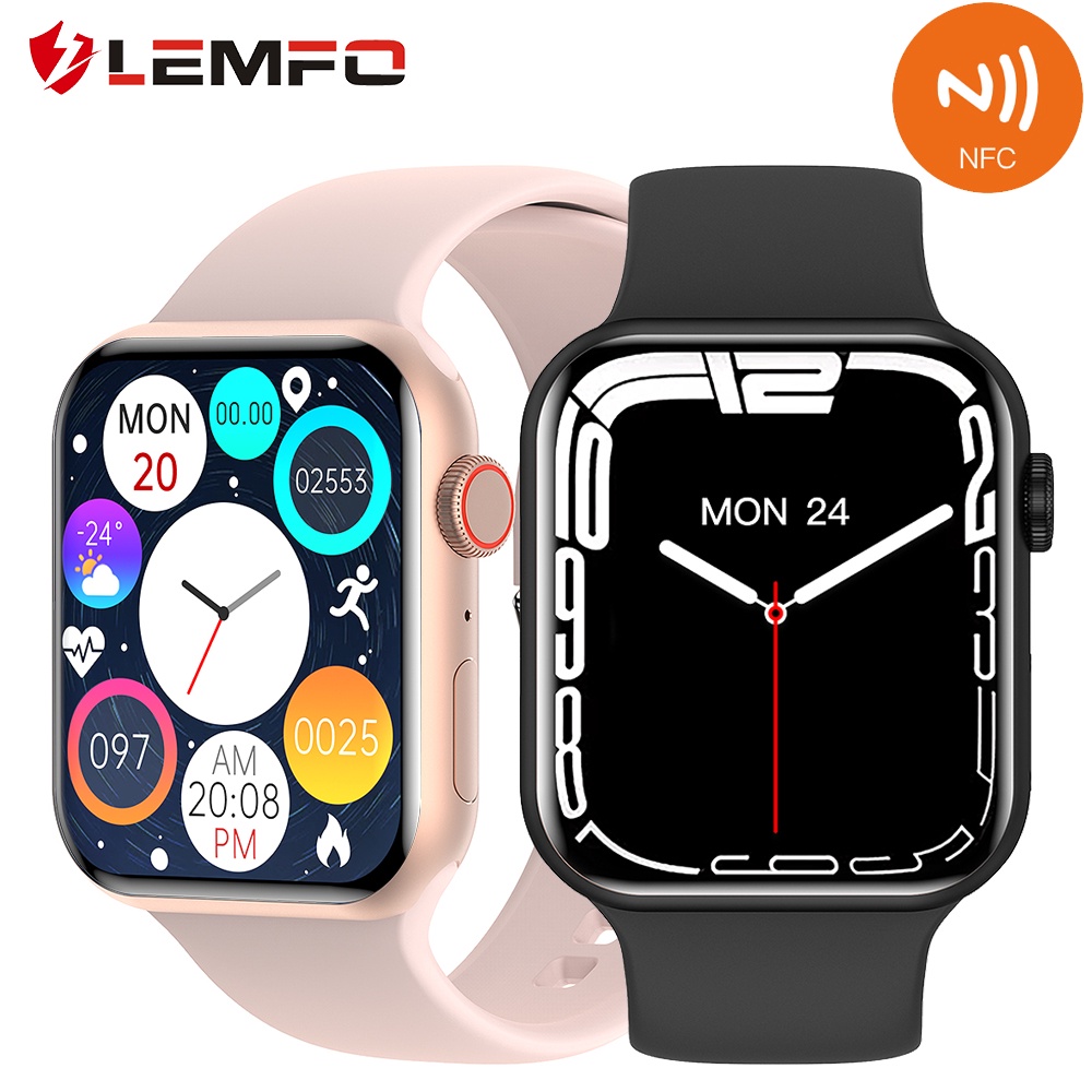LEMFO S7 PRO Smart Watch Series 7 NFC Bluetooth Call Heart Rate Men