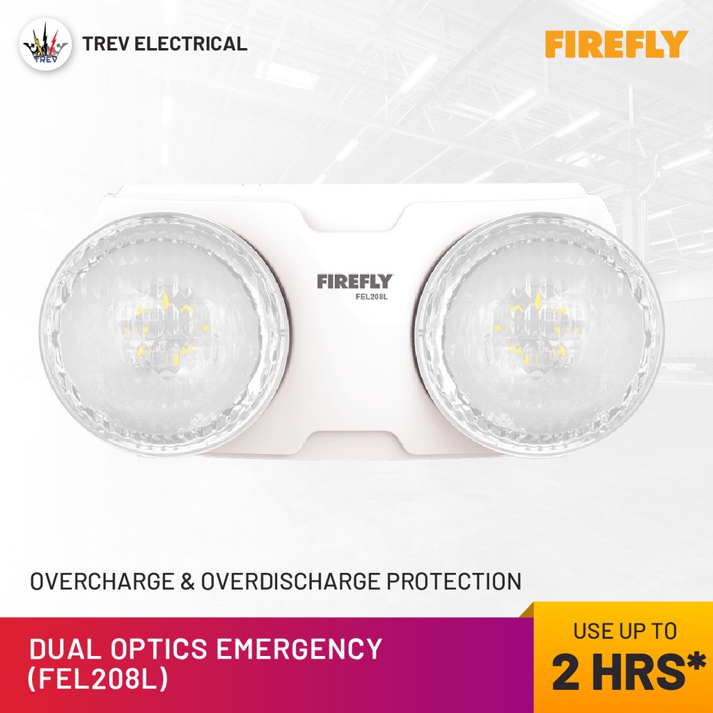 TREV Firefly Dual Optics Rechargeable Commercial Safety LED Emergency ...