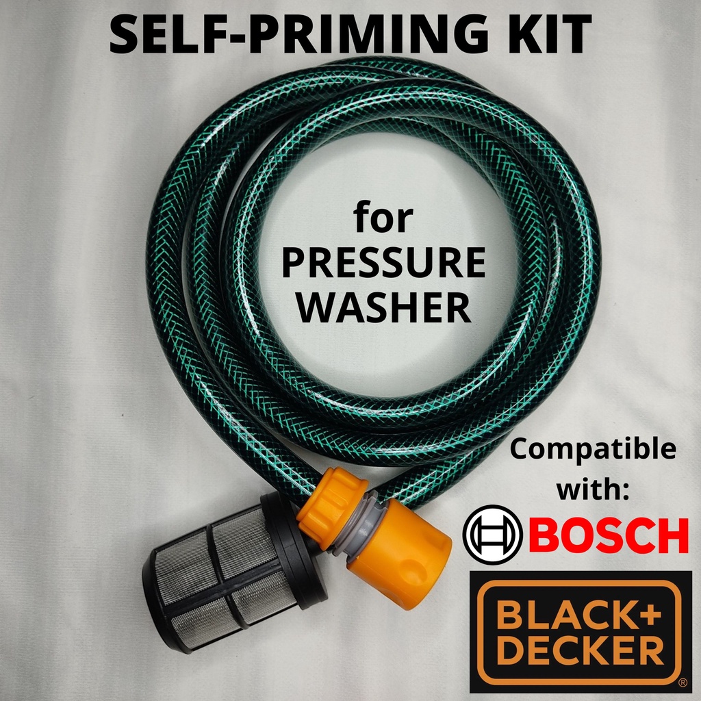 BLACK AND DECKER BOSCH compatible SELF PRIMING KIT for PRESSURE WASHER