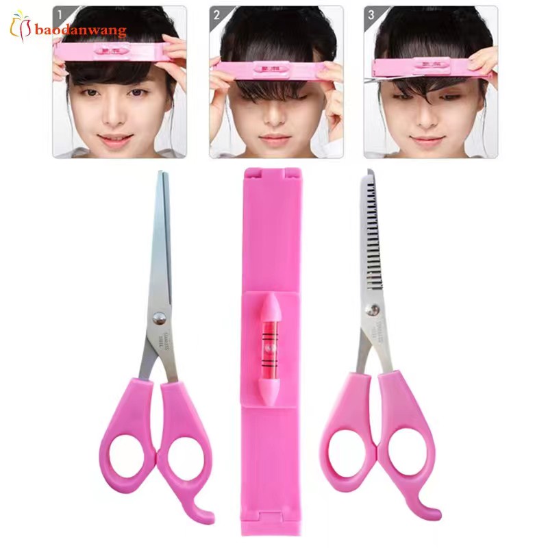 GM 3 in 1 Hair Tools Bangs Hair Trimmer Bangs Cutter Scissors Shopee
